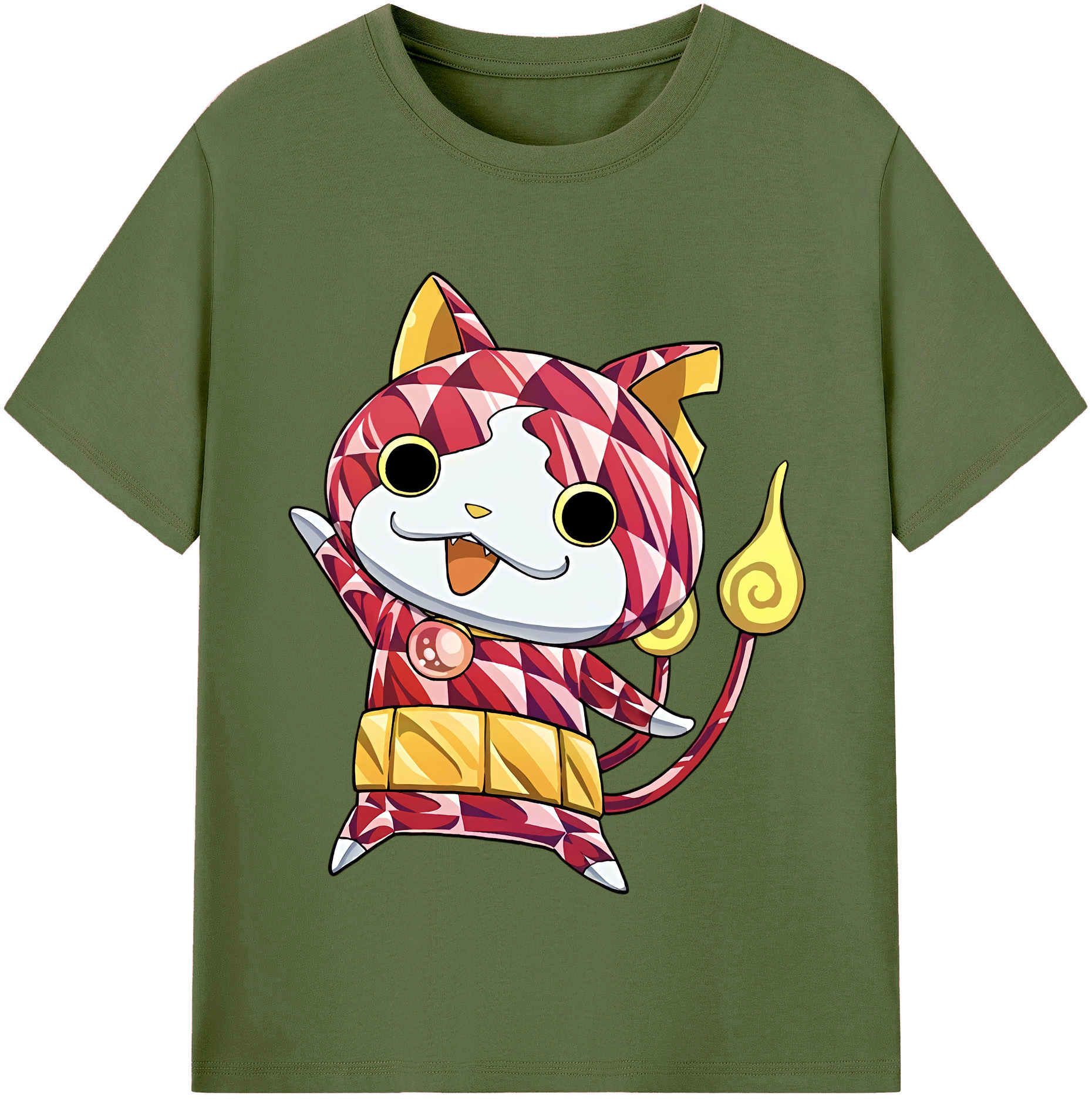 （画像用） 妖怪ウォッチ Yo-kai Watch 綿100％半袖Tシャツ（フロントプリント）